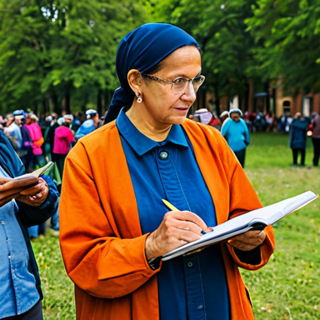 Ethnographic Research**

A sociologist with a notepad, fully clothed in modest field attire, observing a vibrant community event outdoors, capturing cultural details. Natural pose, well-formed hands, proper finger count, perfect anatomy, correct proportions. Safe for work, appropriate content, family-friendly, professional documentary photography.

**