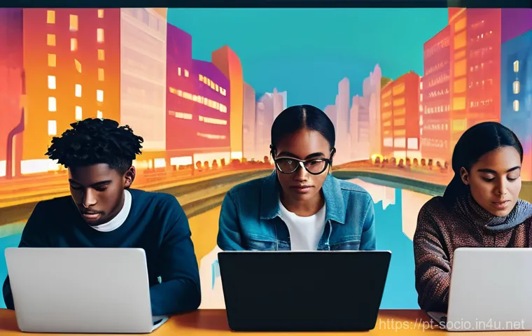 사회적 정의와 시민사회 - **Prompt 2: Community Action for a Sustainable Environment**
    "A dynamic, medium shot of a divers...