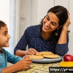 사회제도와 가족구조 - A Resilient Portuguese Single Mother and Her Children**
A vibrant, candid photograph of a Portuguese...